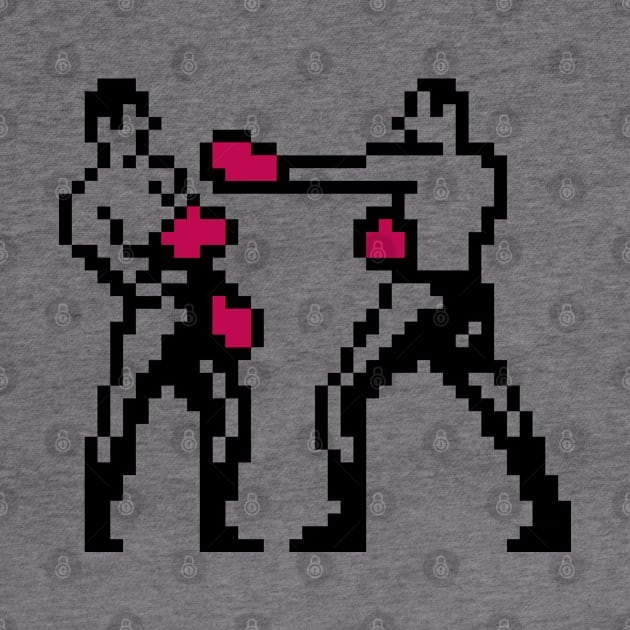 Boxing Men Pixel Art by CyberRex